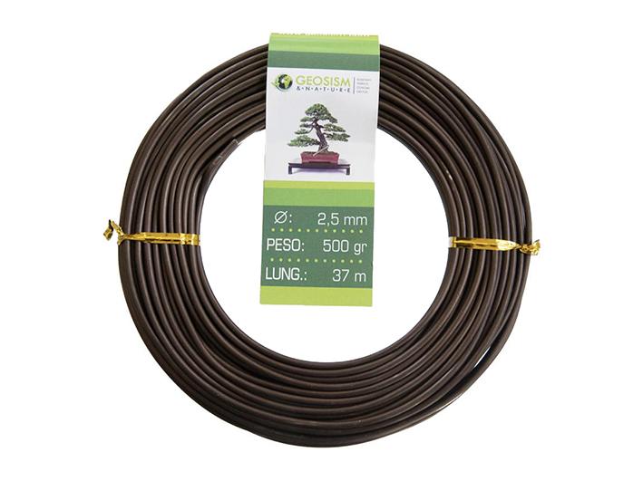 Coppered aluminum wire (aluminum-coppered) Geotools 2,5 mm for bonsai, 500 gr, 37 m