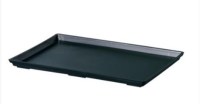 Sottovaso Giapponese in plastica a bordo diritto per bonsai 19x13x1,2 cm - D6