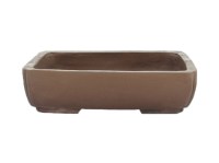 Vaso per bonsai rettangolare in gres 37,5x26x9 cm - GL8a