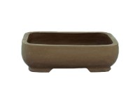 Vaso per bonsai rettangolare in gres 34x26x9,5 cm - GL25a