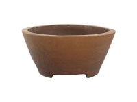 Vaso per bonsai rotondo in gres 37,5x37,5x17,5 cm - GL94a