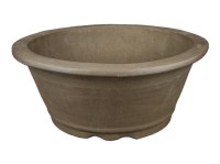 Vaso per bonsai rotondo in gres 40,5x40,5x17,5 cm - 2924a