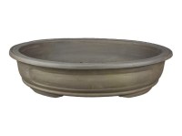 Vaso per bonsai ovale in gres 36x27x5,5 cm - 2929c