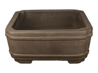 Vaso per bonsai quadrato in gres 54x54x24 cm - L48a