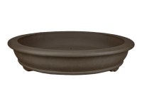 Vaso per bonsai rotondo in gres 50x50x9 cm - L35c