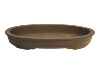 Vaso per bonsai ovale in gres 115x76x13 cm - L43