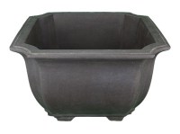 Vaso per bonsai quadrato in gres 40x40x24,5 cm - 2937a