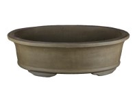 Vaso per bonsai ovale in gres 45x35x12 cm - 2895b