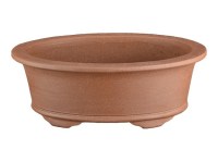 Vaso per bonsai ovale in gres 18,5x12x6 cm - 2335b