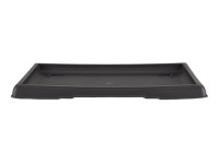 Sottovaso Cinese rettangolare in plastica nera per bonsai 37x28x2 cm - PL45S