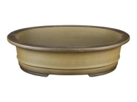 Vaso per bonsai ovale in gres 40x31x10,5 cm - SM031