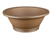 Vaso per bonsai rotondo in gres 27,5x27,5x11 cm - SM078b