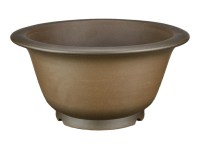 Vaso per bonsai rotondo in gres 20x20x10,5 cm - SM079b