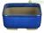 Rectangular Morrisan Japanese bonsai pot in blue glazed stoneware 11x8.5x4.5 cm - B03-3-4B