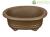 Round stoneware bonsai pot 15x12x5.5 cm - XM001