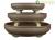 Stoneware Oval Bonsai Pots (Set of 3 pieces) - GL40