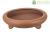 Stoneware round bonsai pot 17x17x5 cm - B095a