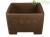 Vaso per bonsai quadrato in gres 22x22x14 cm - 2944b