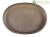 Sottovaso per bonsai ovale in gres 36x25x2,5 cm - SM021