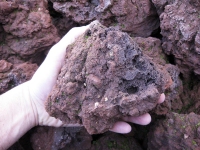 Volcanic lapillus, volcanic lava 100/200 mm (n 1 pebble for aquariums)