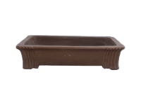 Rectangular stoneware bonsai pot 44x29.5x8.5 cm - GL55