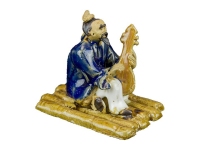 Figurine compagnon bonsaï, musicien 6,5x4,5x6 cm - CA-50B2